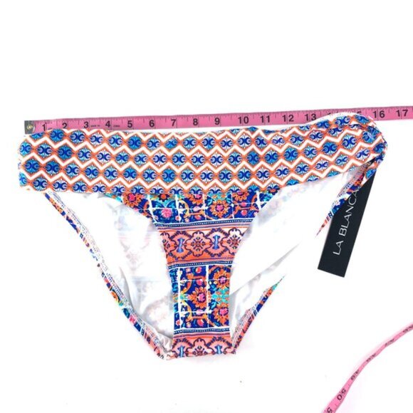 La Blanca Shirred Hipster Bikini Bottom 10 - Picture 4 of 6